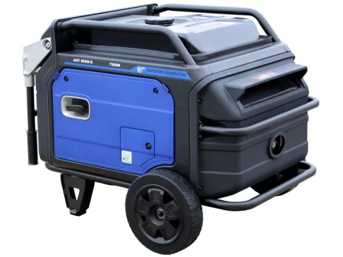 AGT 8000IE inverteres áramfejlesztő (7,5 kVA, elektromos indítás) +ajándék szállítókerék!