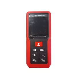 Eurokomax lézeres távolságmérő 40m gumírozott