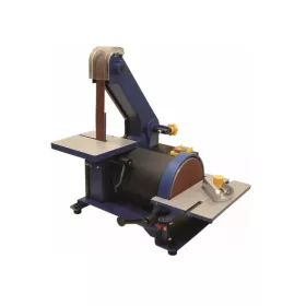   Tárcsás-szalagcsiszoló gép, cserélhető csiszolószalaggal, 300W,csiszolótárcsa 127mm, szalag