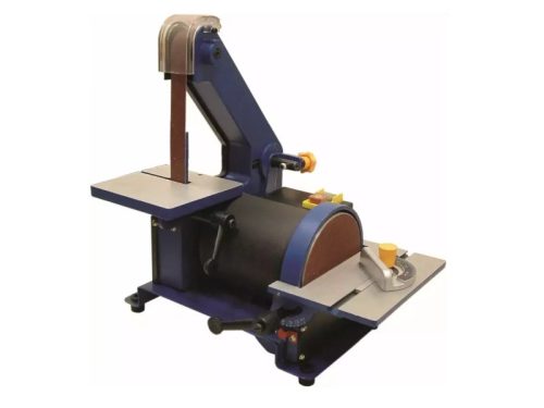 Tárcsás-szalagcsiszoló gép, cserélhető csiszolószalaggal, 300W,csiszolótárcsa 127mm, szalag