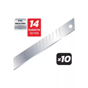 Sűrűn metszett pengék 18 mm, 14 szegmens, 10 db