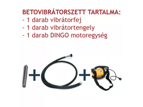ENAR DINGO betonvibrátor szett