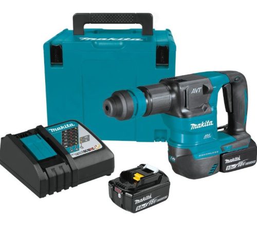 Makita akkus vésőgép 2x5,0Ah 18V LXT Li-ion BL 3,1J SDS-PLUS + MAKPAC koffer