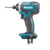 Makita akkus ütvecsavarbehajtó 1/4" Z 18V Li-ion 165Nm, akku és töltő nélkül