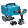 Makita akkus ütvecsavarbehajtó 3/4" 2x5,0Ah 18V Li-ion BL 1050Nm + MAKPAC koffer