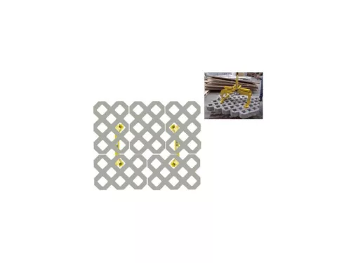 Emelőbilincs gyeprácskőhöz ORIT H-600 emelőhöz (1 pár)