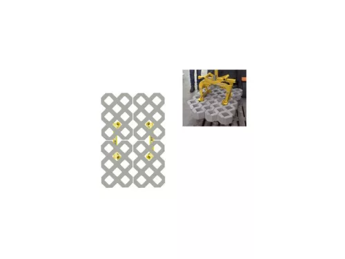 Emelőbilincs gyeprácskőhöz ORIT H-600 emelőhöz (1 pár)