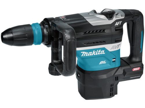 Makita akkus fúró-vésőkalapács 40Vmax XGT Li-ion BL AWS 40mm 8,0J SDS-Max Z+WUT01, akku és töltő