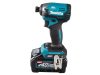 Makita akkus ütvecsavarbehajtó 1/4" 40Vmax XGT Li-Ion BL 210 Nm 520W 2x2,0 Ah