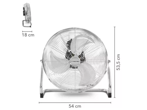 TROTEC TVM 18 Ventilátor (45cm, max légszállítás 5400m3/óra)