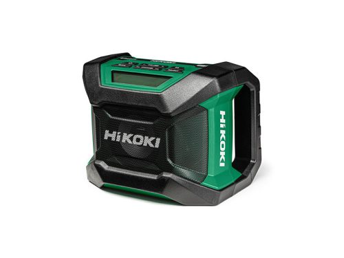 Hikoki akkus rádió 18V Li-ion Basic, bluetoothos, hálózati adapteres, akku és töltő nélkül