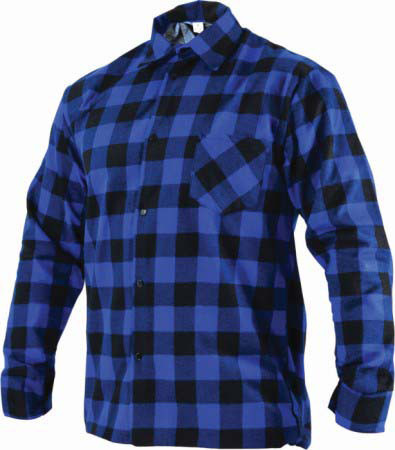 Flanel ing XL kék STALCO