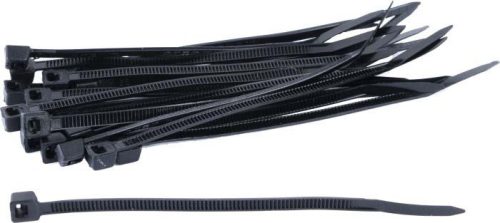 Fekete kábelkötegelő, 2,5 x 80 mm, 100 darab/csomag, STALCO