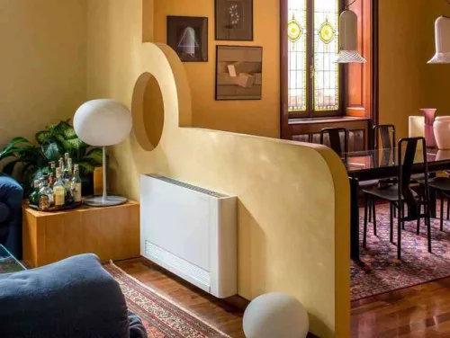 Fan-coil FXE-VA 730 EC motoros berendezés 2 csöves parapetes