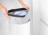 Brabantia Laundry Bin szennyestartó szellőző nyílásokkal, tépőzáras, mosható szennyesgyűjtő zsák, henger forma, közepes