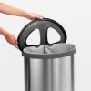 Brabantia Laundry Bin Selector szennyestartó szellőző nyílásokkal, 2 részes tépőzáras szennyesgyűjtő zsák, ovális forma,