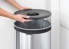 Brabantia Laundry Bin szennyestartó szellőző nyílásokkal, tépőzáras, mosható szennyesgyűjtő zsák, henger forma, nagy