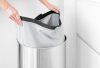 Brabantia Laundry Bin szennyestartó szellőző nyílásokkal, tépőzáras, mosható szennyesgyűjtő zsák, henger forma, nagy