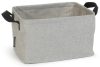 Brabantia Foldable Laundry Basket összehajtható szennyestartó kosár acél vázzal, 35L kapacitás, szürke - 105685