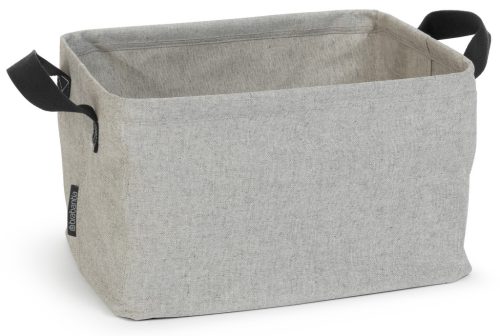 Brabantia Foldable Laundry Basket összehajtható szennyestartó kosár acél vázzal, 35L kapacitás, szürke - 105685