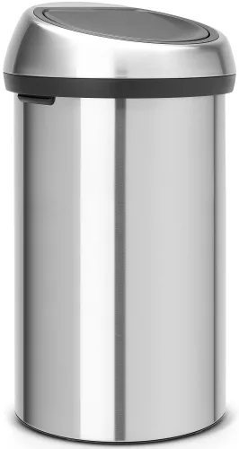 Brabantia Touch Bin nyomófedeles hulladékgyűjtő XXL, 60L - H méret, selyem r.m. acél test, selyem r.m. acél fedő