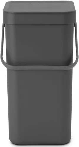 Brabantia Sort & Go konyhai szemetes felnyitható fedéllel, fogantyúval szelektív és komposzt gyűjtéséhez, 12L - C méret,