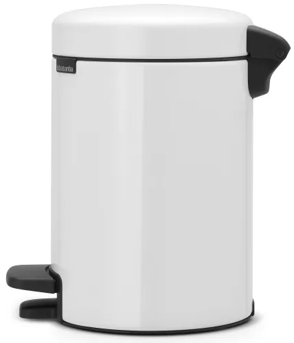 Brabantia NewIcon pedálos hulladékgyűjtő szagmentesen záródó Soft-Close fedél, műanyag tartály, 3L - V méret, acél,
