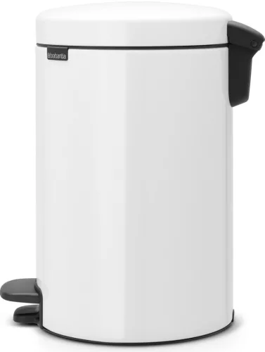 Brabantia NewIcon pedálos hulladékgyűjtő szagmentesen záródó Soft-Close fedél, acél belső tartály, 12L - X méret, acél,