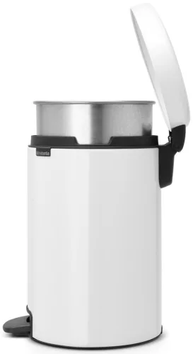 Brabantia NewIcon pedálos hulladékgyűjtő szagmentesen záródó Soft-Close fedél, acél belső tartály, 12L - X méret, acél,