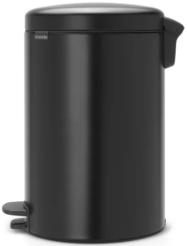 Brabantia NewIcon pedálos hulladékgyűjtő szagmentesen záródó Soft-Close fedél, műanyag tartály, 20L - Y méret, acél,