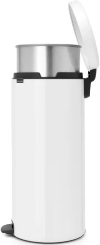 Brabantia NewIcon pedálos hulladékgyűjtő szagmentesen záródó Soft-Close fedél, acél belső tartály, 30L - G méret, acél,