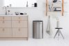 Brabantia Touch Bin New Soft-Touch nyomófedeles hulladékgyűjtő belső tartállyal, ovális, 40L - L méret, r.m. acél selyem