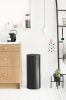 Brabantia Touch Bin New Soft-Touch nyomófedeles hulladékgyűjtő belső tartállyal, kerek, 30L - G méret, acél, matt fekete