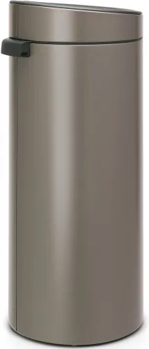 Brabantia Touch Bin New Soft-Touch nyomófedeles hulladékgyűjtő belső tartállyal, kerek, 30L - G méret, acél,