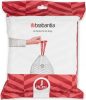 Brabantia PerfectFit szemeteszsák, J méret, 20-25L, visszazárható adagoló csomag, 40 zsák/csomag - 115608