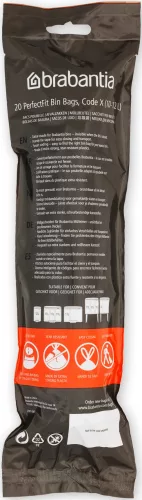 Brabantia PerfectFit szemeteszsák, X méret, 10-12L, 20 zsák/tekercs - 116728