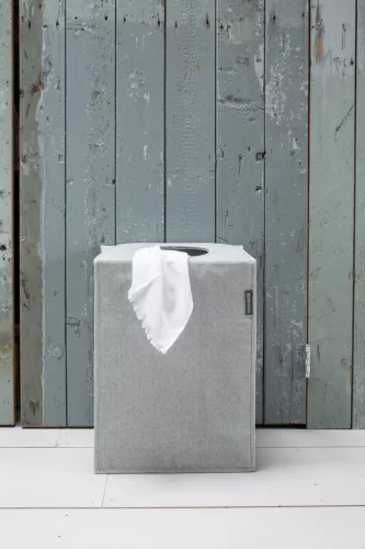 Brabantia Laundry Bags összehajtható szennyestartó táska, négyzet formájú, nagy méret 55L, szürke - 120367