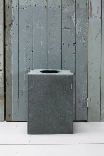 Brabantia Laundry Bags összehajtható szennyestartó táska, négyzet formájú, nagy méret 55L, borsfekete - 120381