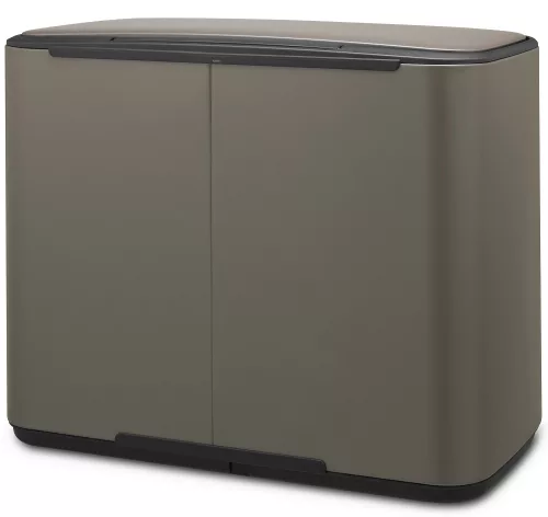 Brabantia Bo Pedal Bin pedálos szelektív hulladékgyűjtő szagmentesen záródó Soft-Close fedél, műanyag tartály, 3x11L