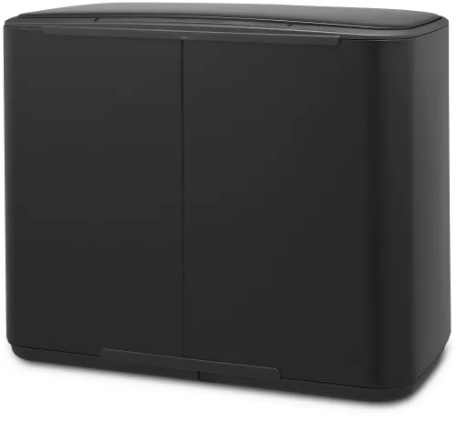 Brabantia Bo Pedal Bin pedálos szelektív hulladékgyűjtő szagmentesen záródó Soft-Close fedél, műanyag tartály, 3x11L
