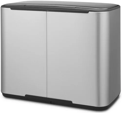 Brabantia Bo Pedal Bin pedálos szelektív hulladékgyűjtő szagmentesen záródó Soft-Close fedél, műanyag tartály, 11+23L