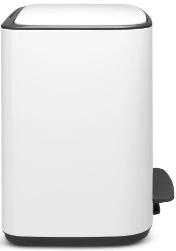 Brabantia Bo Pedal Bin pedálos hulladékgyűjtő szagmentesen záródó Soft-Close fedél, műanyag tartály, 36L - R méret, acél