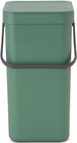 Brabantia Sort & Go konyhai szemetes felnyitható fedéllel, fogantyúval szelektív és komposzt gyűjtéséhez, 12L - C méret,