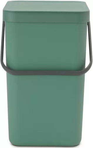 Brabantia Sort & Go konyhai szemetes felnyitható fedéllel, fogantyúval szelektív és komposzt gyűjtéséhez, 25L - J méret,