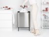 Brabantia Bo Touch Bin Hi hulladékgyűjtő Soft-Close fedéllel, magasított, lábakon álló, műanyag tartály, XXL, 60L