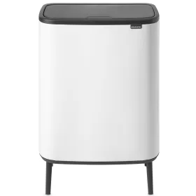   Brabantia Bo Touch Bin Hi szelektív hulladékgyűjtő Soft-Close fedéllel, magasított, lábakon álló, műanyag tartály, XXL,