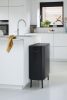 Brabantia Bo Touch Bin Hi szelektív hulladékgyűjtő Soft-Close fedéllel, magasított, lábakon álló, műanyag tartály, XXL,