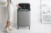 Brabantia Bo Touch Bin Hi szelektív hulladékgyűjtő Soft-Close fedéllel, magasított, lábakon álló, műanyag tartály, XXL,