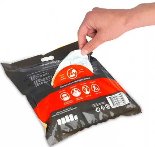 Brabantia PerfectFit szemeteszsák, A méret, 3-5L, visszazárható adagoló csomag, 40 zsák/csomag - 137600