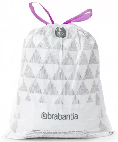 Brabantia PerfectFit szemeteszsák, C méret, 10-12L, Multipack 200 zsák, 10 tekercs, 20 zsák/tekercs - 137983
